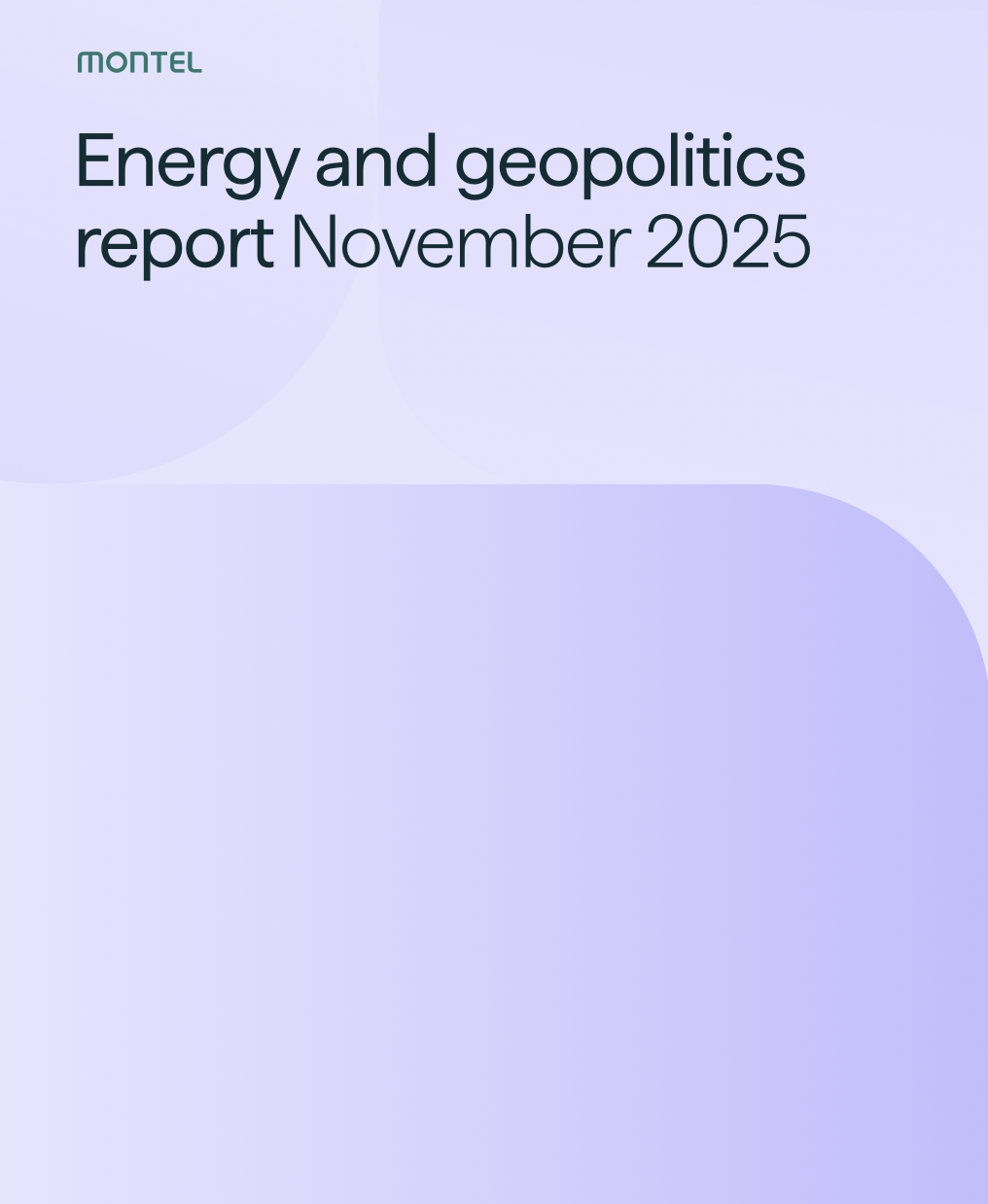 Montel Energy and Geopolitics Report