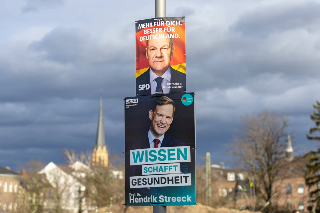 German political leaders posters