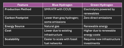 Montel | Blog - Blue Hydrogen Vs. Green Hydrogen: Which One Leads the ...